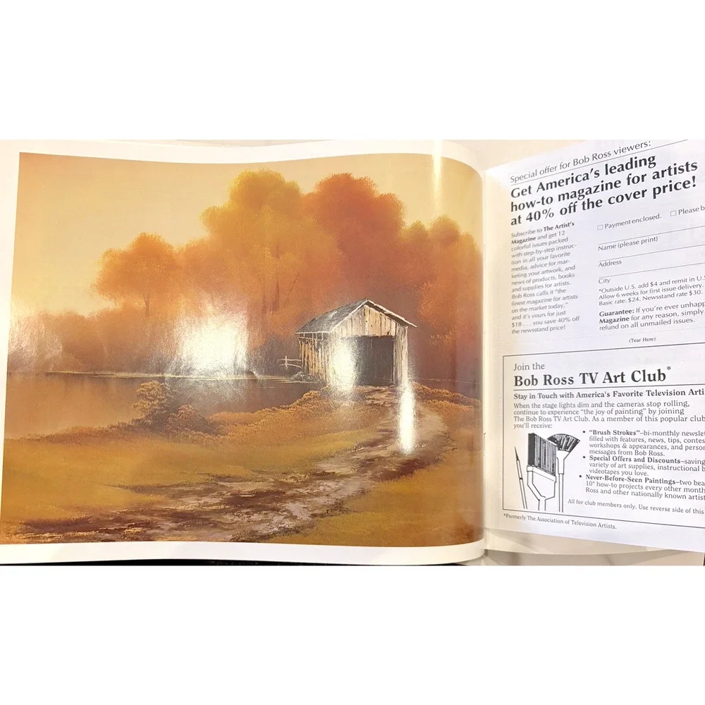 Bob Ross The Joy Of Painting Volume 31 Oil Painting Instruction Book Art Guide